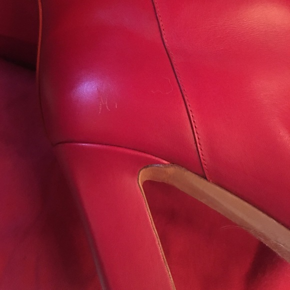 VALENTINO BOOTS-BURGUNDY RED - Picture 2 of 13